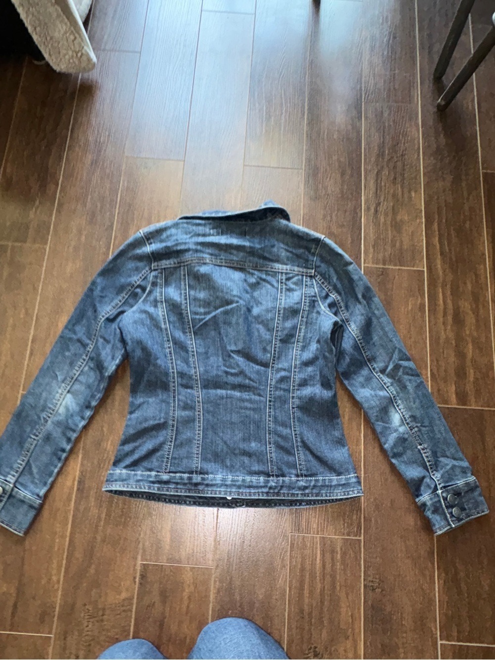 Ricki's Blue Denim Button-Front Jacket Size Small - Picture 10 of 12